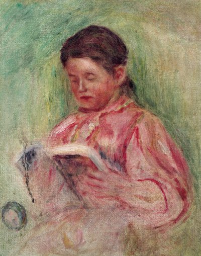 Mujer leyendo de Pierre Auguste Renoir